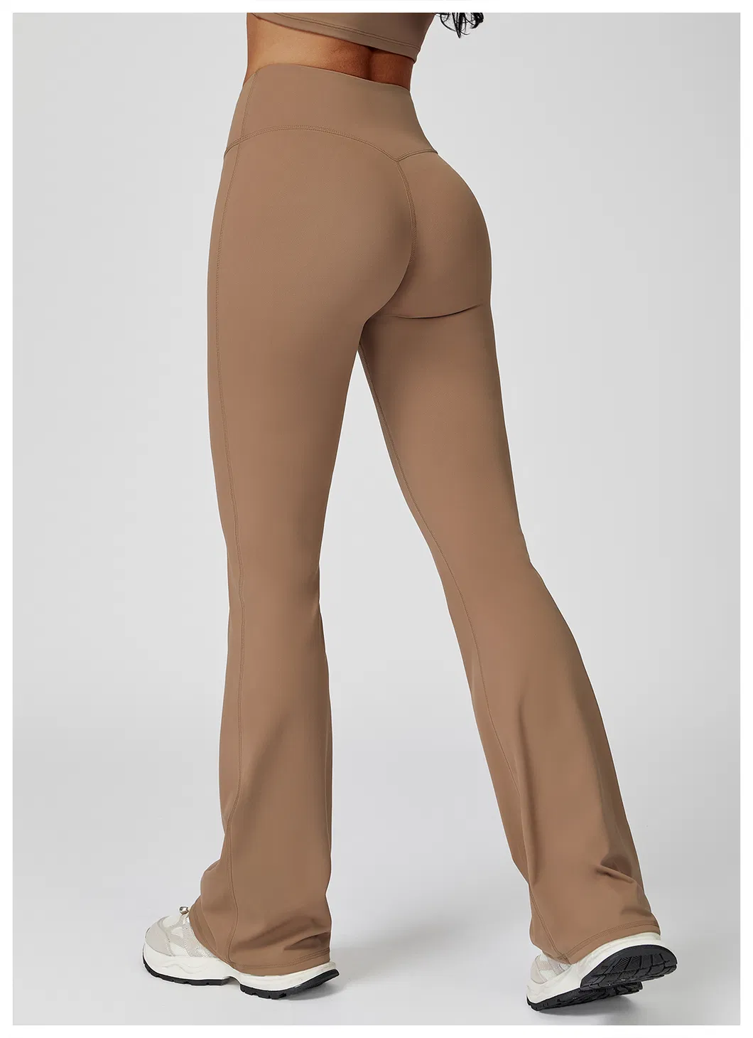 Leggings de felpa con forro, pantalones de yoga de cintura alta, ropa para mujeres, moda fitness, pantalones acampanados, ropa personalizada para correr