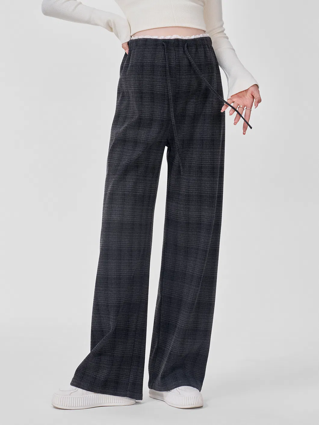 Pantalones de maternidad casuales de alta elasticidad sobre el bulto - Diseño cómodo y espacioso