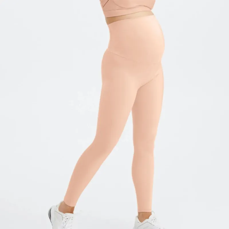 Pantalones de yoga de maternidad personalizados de talla grande para fitness de longitud larga