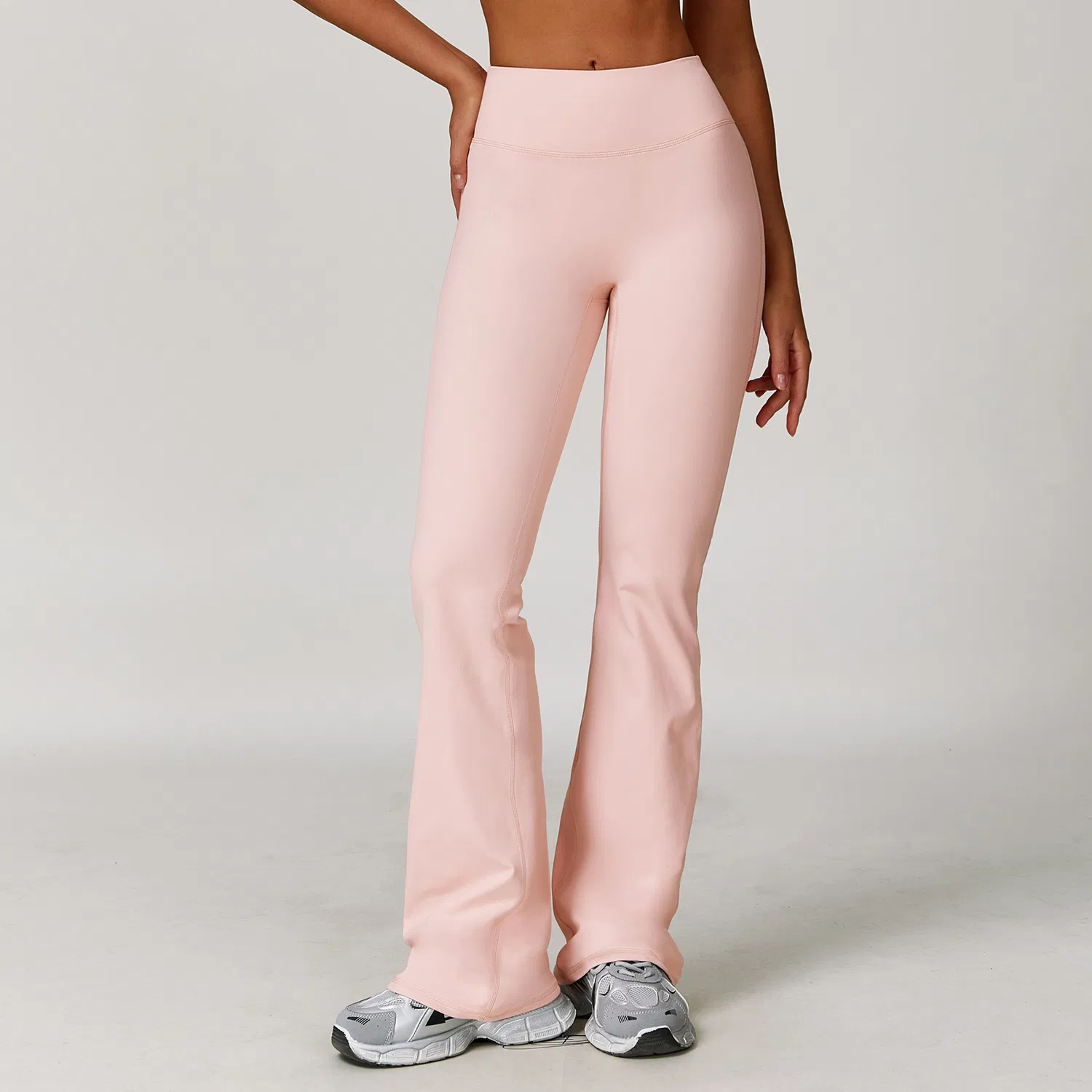 Leggings de felpa con forro, pantalones de yoga de cintura alta, ropa para mujeres, moda fitness, pantalones acampanados, ropa personalizada para correr