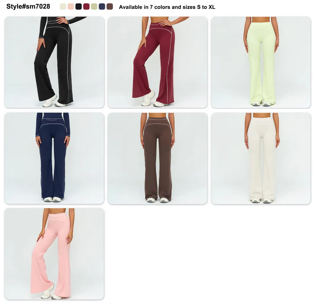 Presentación de pantalones de yoga