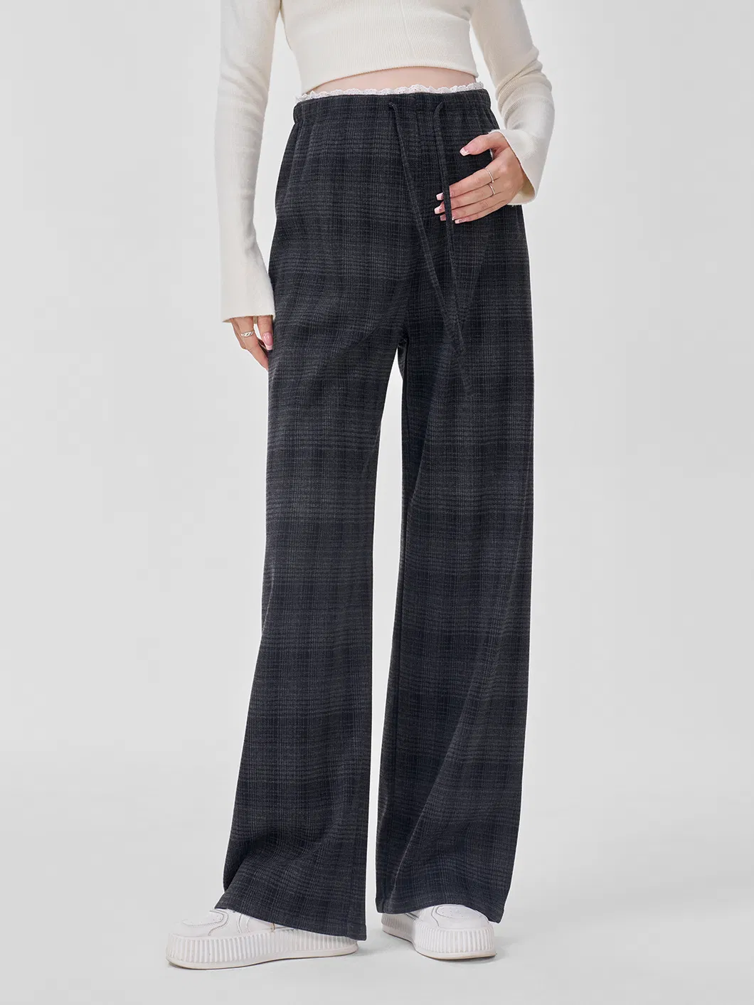 Pantalones de maternidad casuales de alta elasticidad sobre el bulto - Diseño cómodo y espacioso