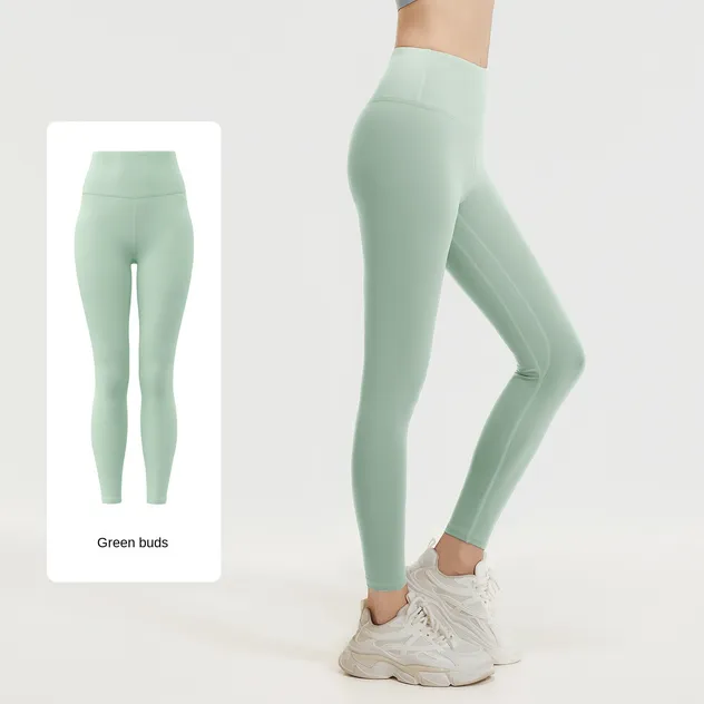 Leggings Vibrantes Sin Costuras - Pantalones de Yoga de Cintura Alta para Aventuras de Primavera