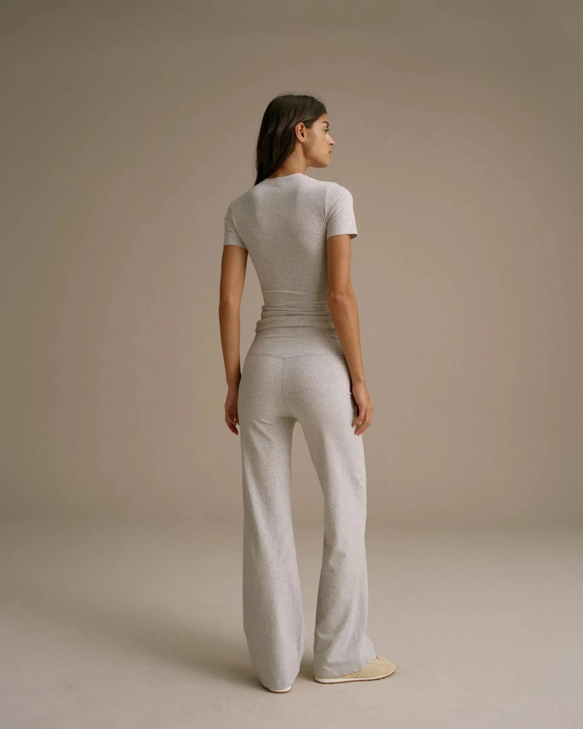 Pantalones de yoga de mujer con cintura alta elástica, control de abdomen, de secado rápido 4-Way