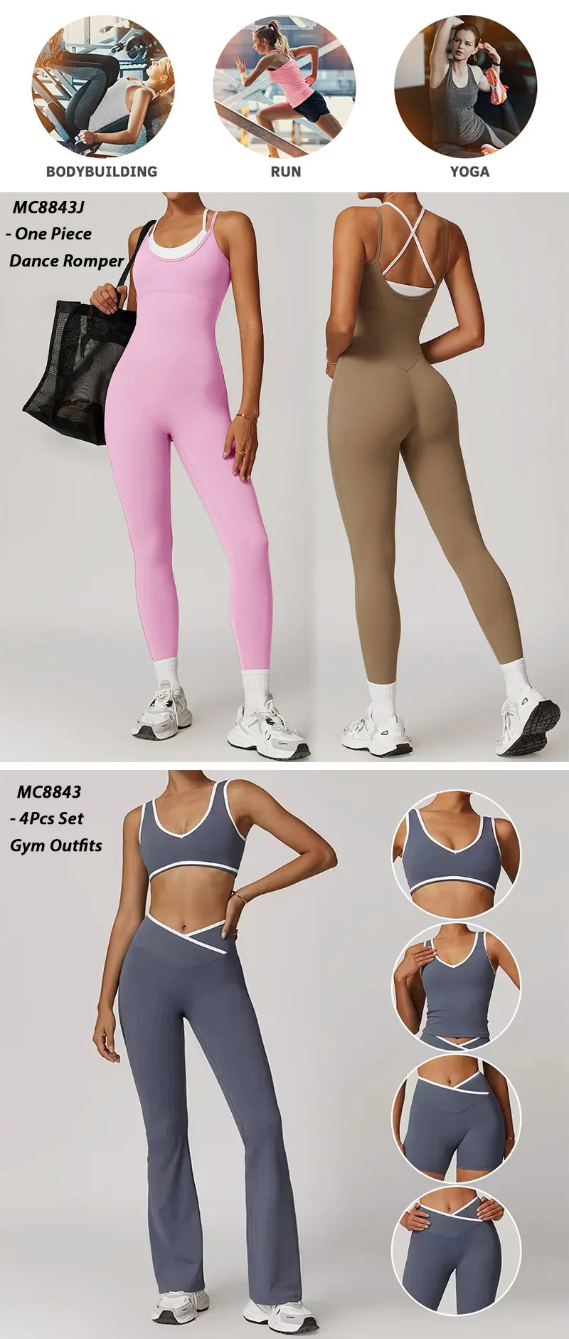 Ropa de entrenamiento de moda