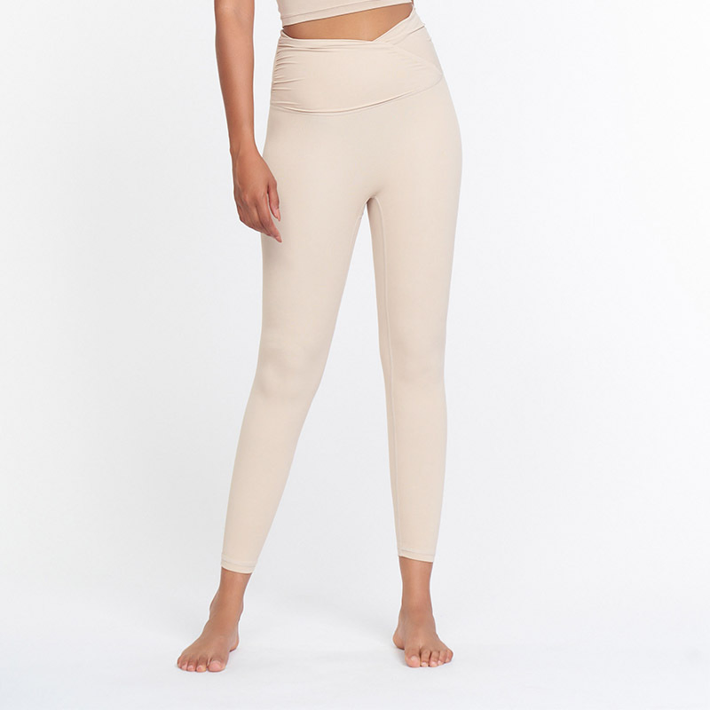 Pantalones de yoga de cintura alta para mujer, moda, fitness, elevación de caderas de alta gama, mallas deportivas, leggings para correr