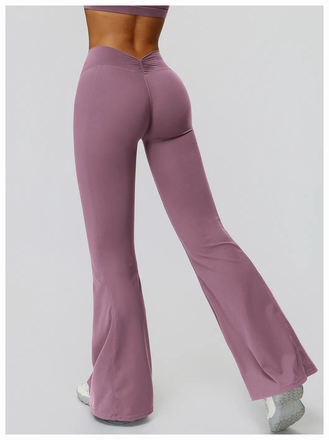 Pantalones acampanados de yoga