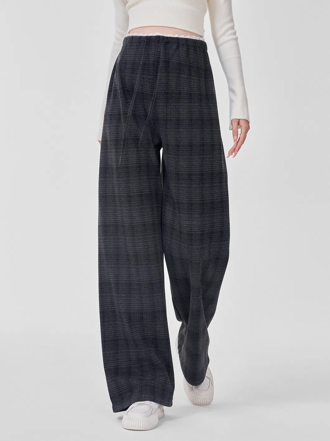 Pantalones de maternidad casuales de alta elasticidad sobre el bulto - Diseño cómodo y espacioso