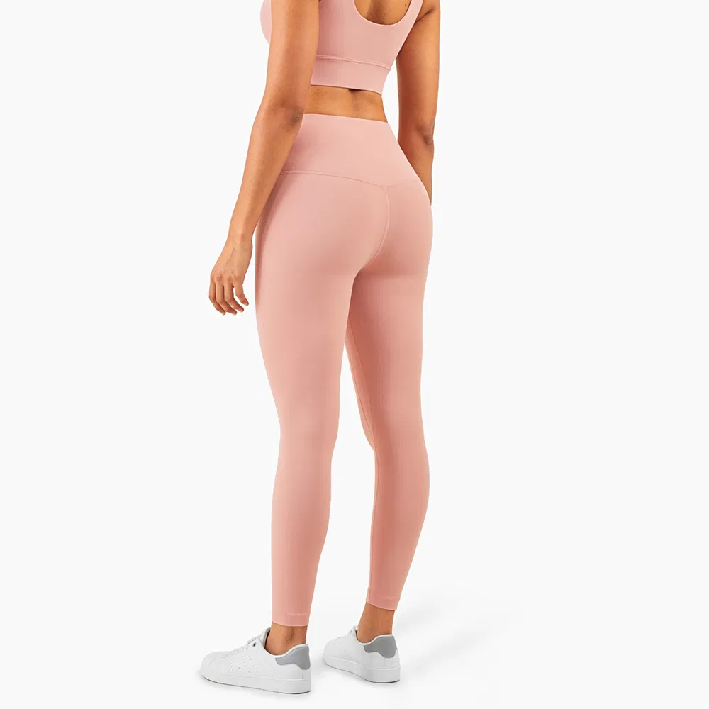 Pantalones de yoga de control de abdomen alto para mujeres, leggings de entrenamiento para correr y gimnasio