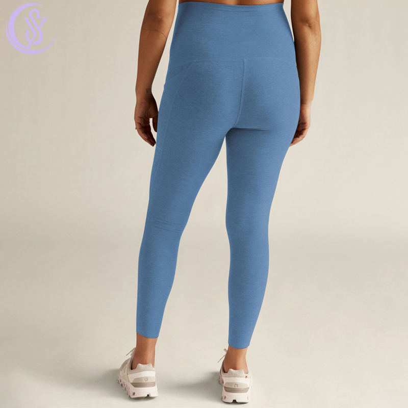 Pantalones de maternidad para yoga con soporte atlético para el vientre, ideales para hacer ejercicio