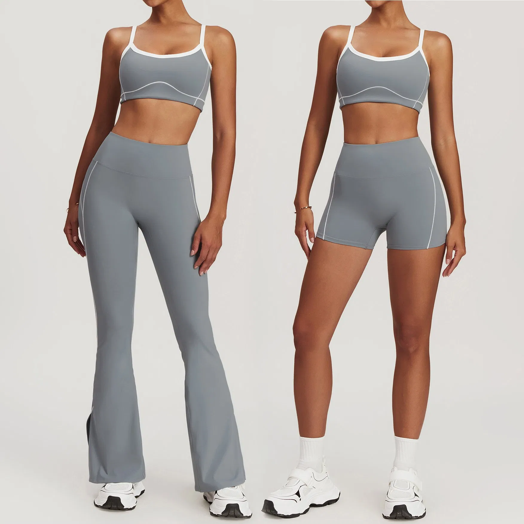 2025 Nuevo Conjunto de Ropa Deportiva para Mujeres Conjunto de Yoga Activo Ropa de Fitness Ropa de Entrenamiento Conjunto de Gimnasio