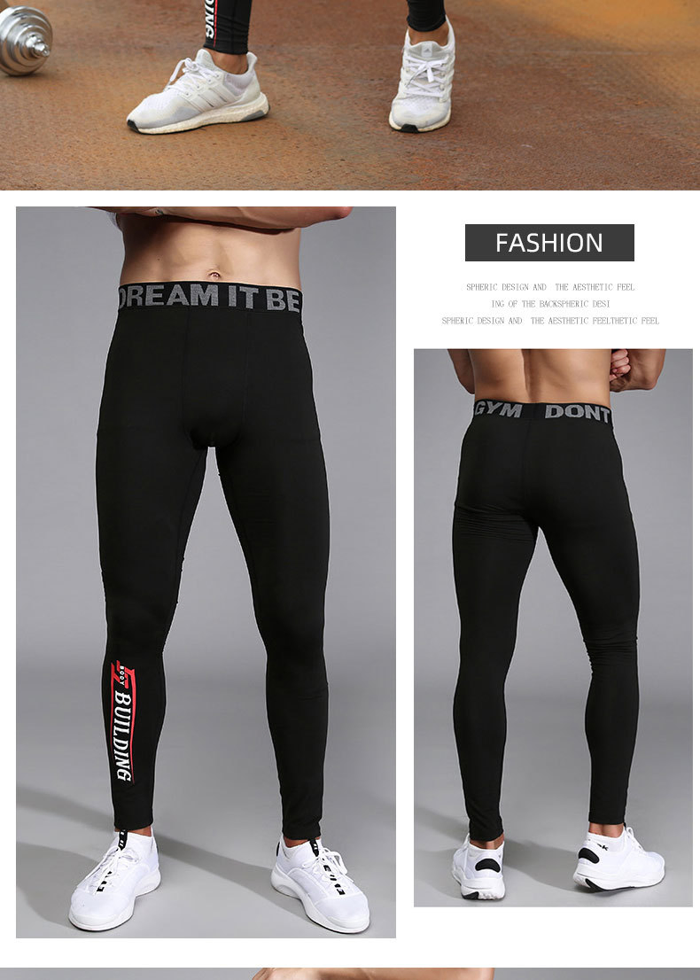 Mallas de compresión premium para hombres para correr y entrenar