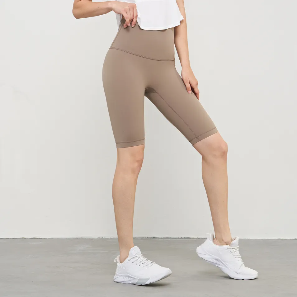 Pantalones de yoga de cintura alta, elásticos y anchos 5-Point
