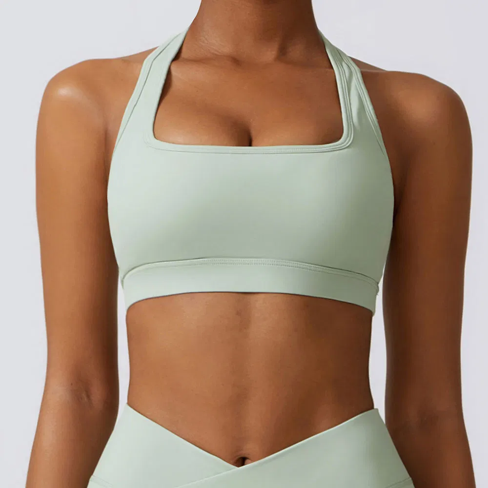 Pantalones de yoga sin costuras de alta cintura