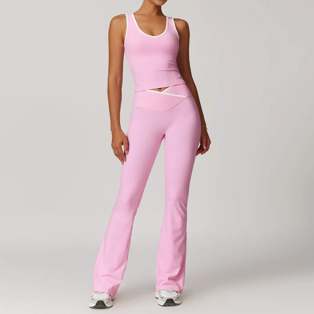 Leggings cortos de ejercicio de cintura alta con logo personalizado para deportes y yoga de mujer