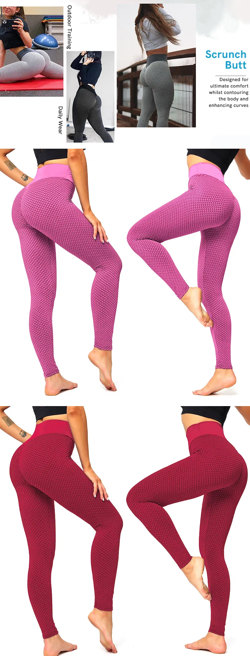 Descripción detallada de los leggings de yoga