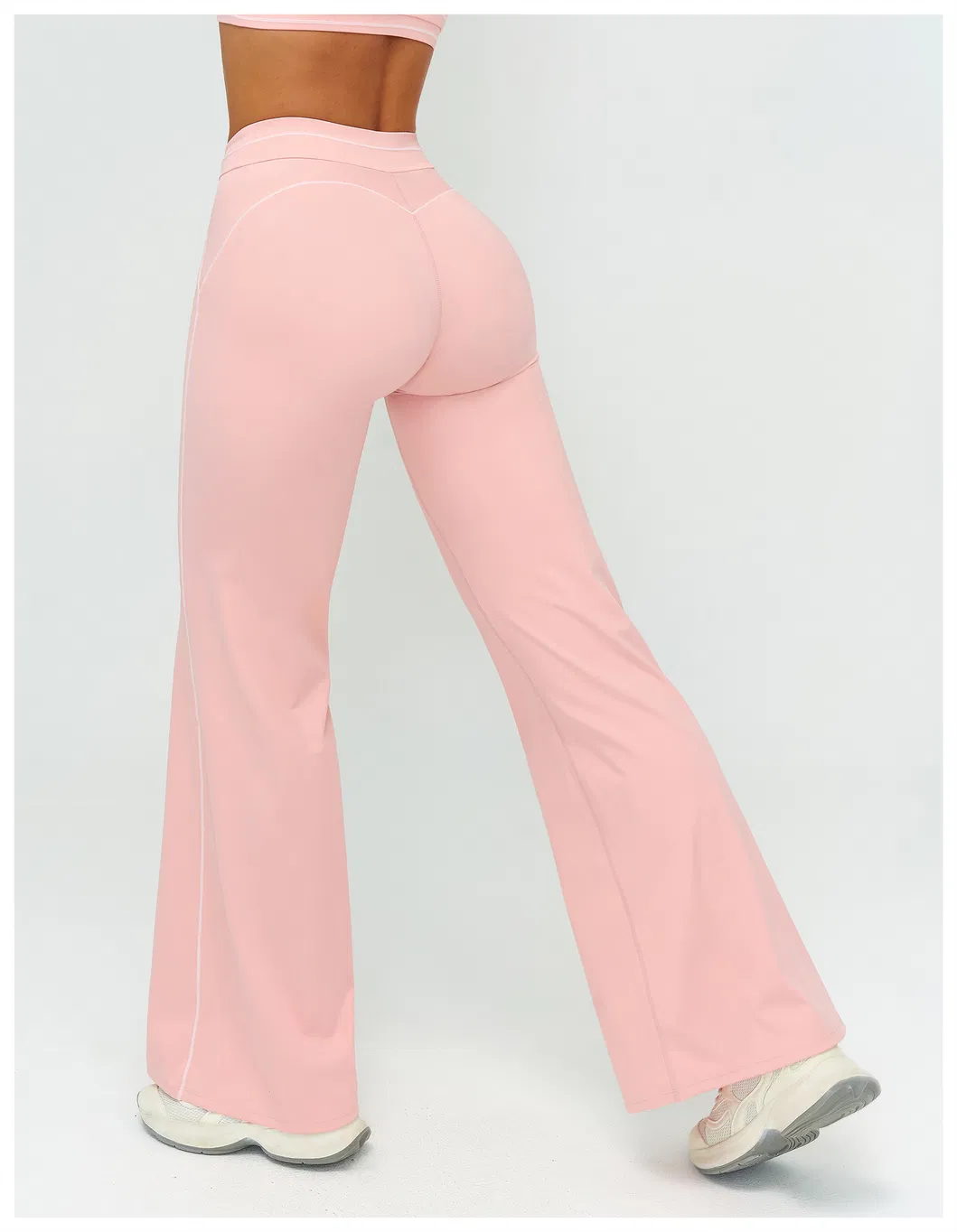 Presentación de pantalones de yoga