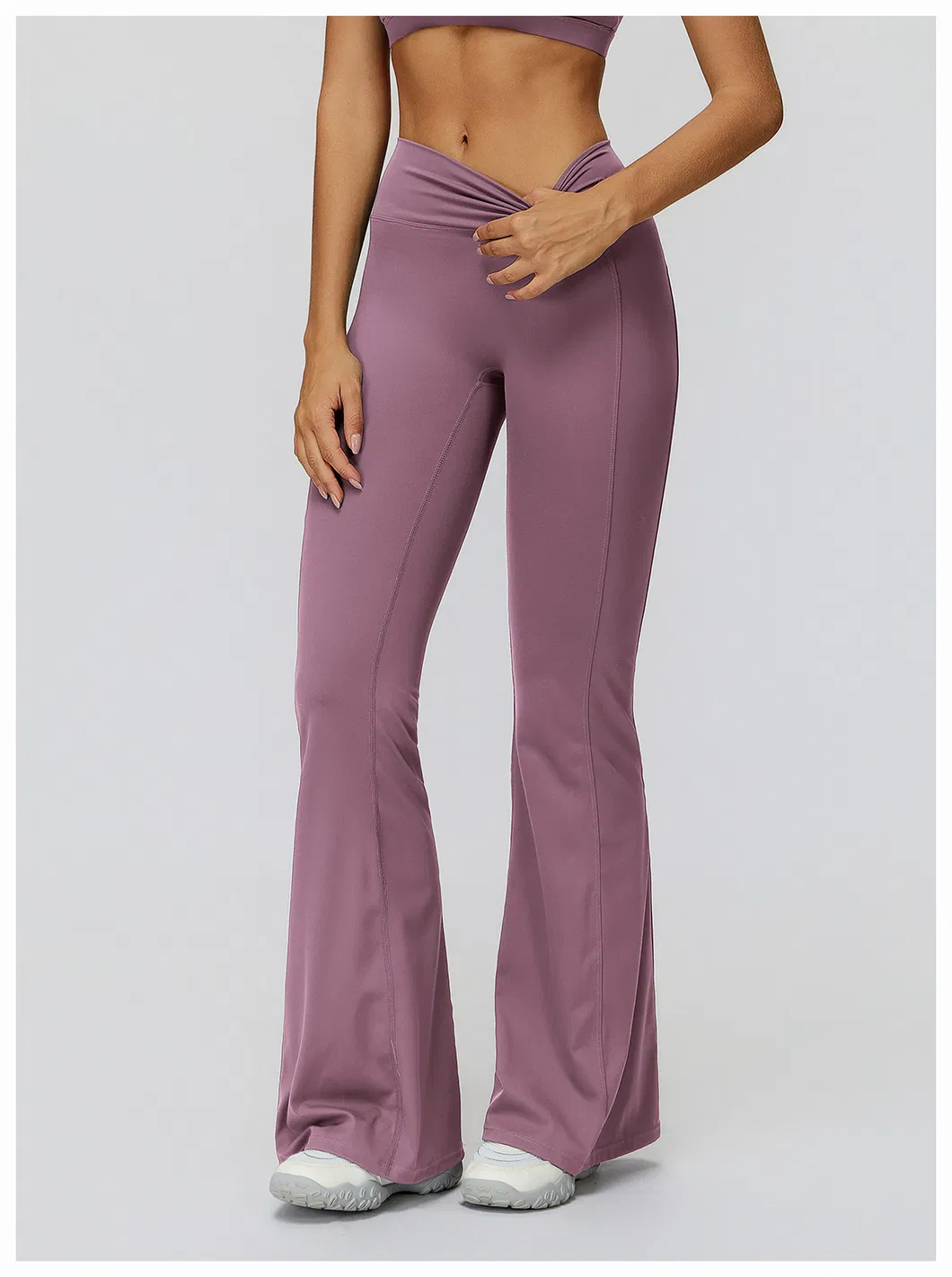 Pantalones acampanados de yoga