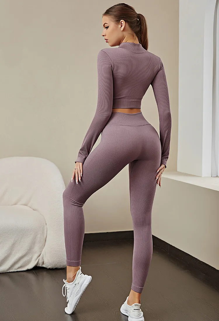Leggings de fitness de secado rápido con cintura alta, ajuste de cordón ajustable, levantamiento de cadera y tejido sin costuras