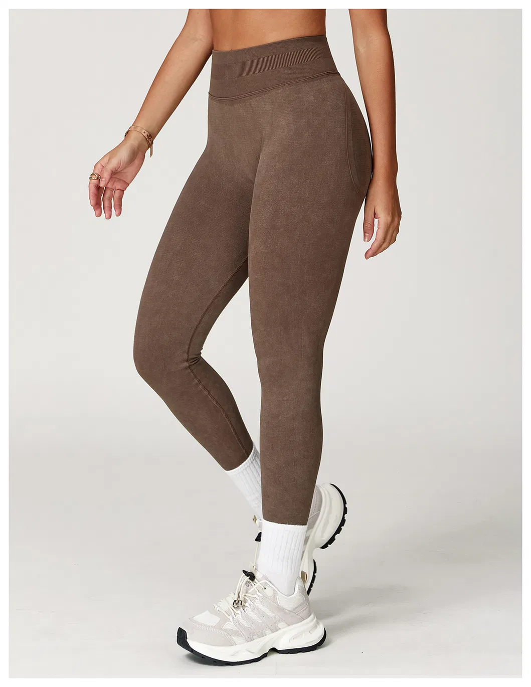 Leggings de yoga mineral lavado