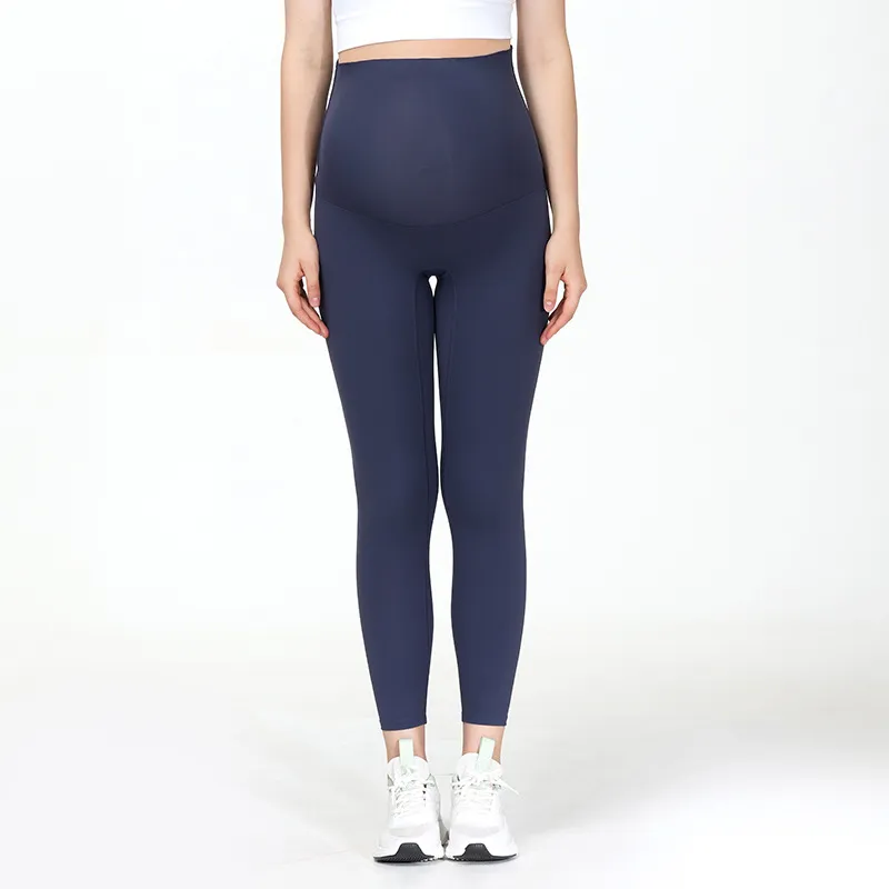 Leggings de maternidad personalizados para mujeres, pantalones deportivos que levantan el trasero, sobre la barriga, para el embarazo, activos, para hacer ejercicio, yoga, mallas