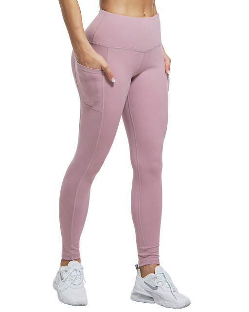 Leggings de cintura alta anti-celulitis, pantalones deportivos de etiqueta privada para yoga para mujeres
