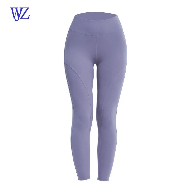 Mallas deportivas de compresión de cintura alta transpirables para mujeres, pantalones de yoga con fruncido