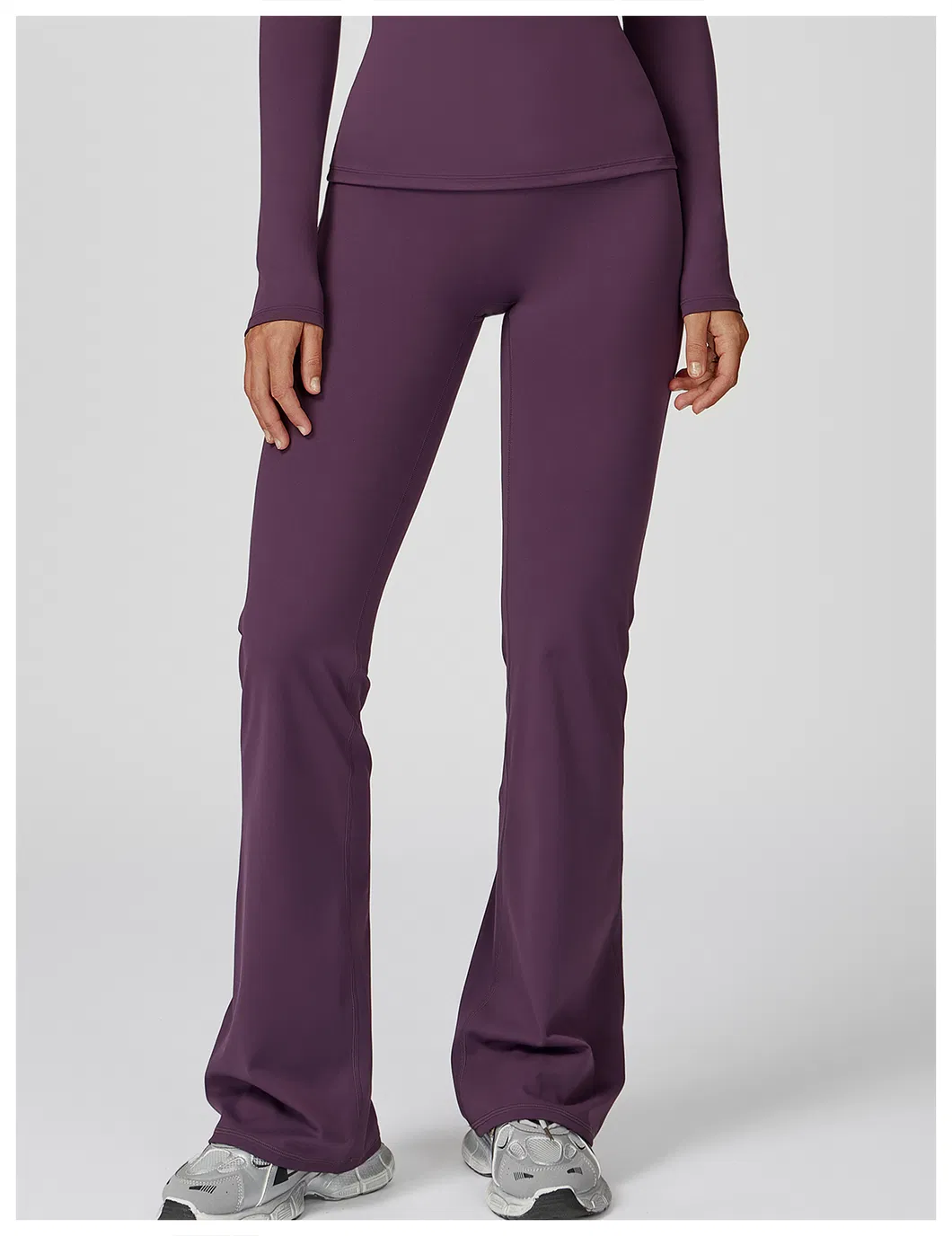 Leggings de felpa con forro, pantalones de yoga de cintura alta, ropa para mujeres, moda fitness, pantalones acampanados, ropa personalizada para correr