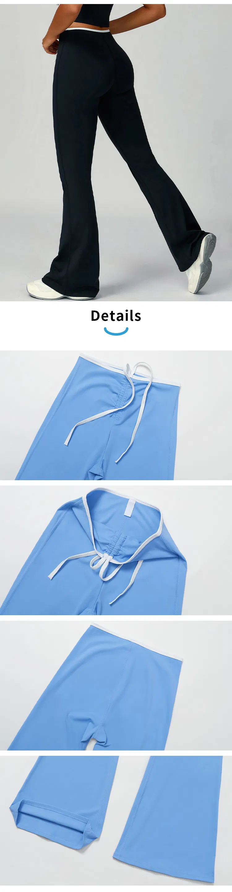 Pantalones de gimnasio de cintura alta