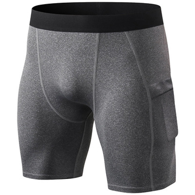 Mallas cortas de secado rápido para hombres, mallas de compresión para correr