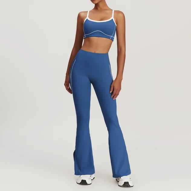 2025 Nuevo Conjunto de Ropa Deportiva para Mujeres Conjunto de Yoga Activo Ropa de Fitness Ropa de Entrenamiento Conjunto de Gimnasio