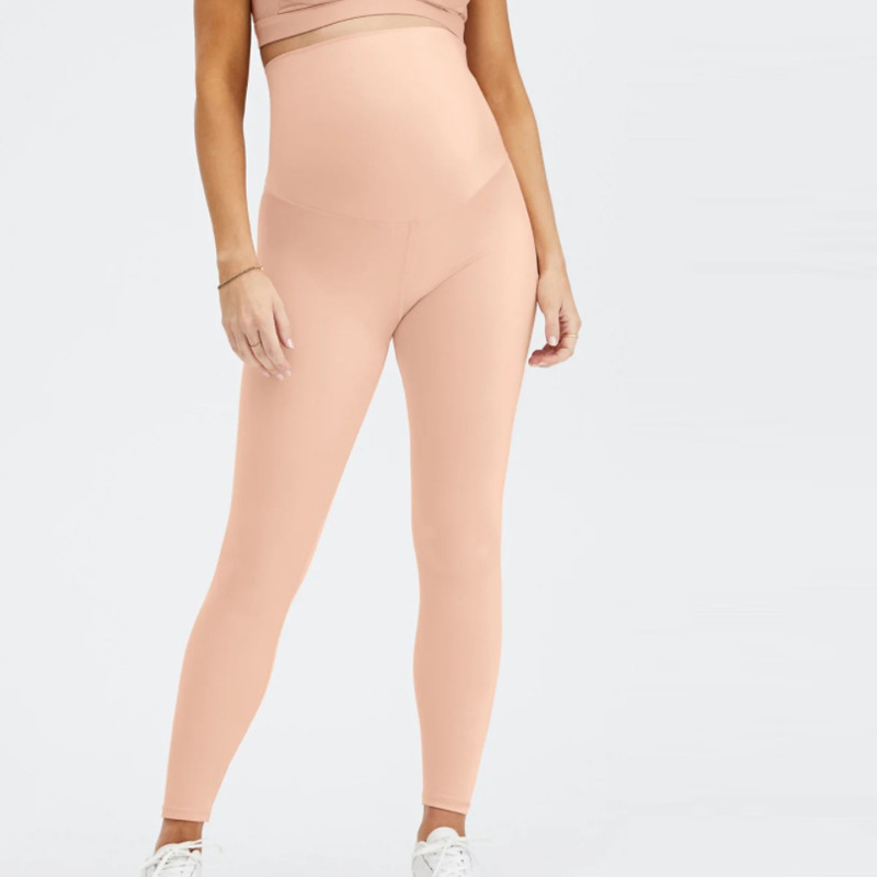 Pantalones de yoga de maternidad personalizados de talla grande para fitness de longitud larga