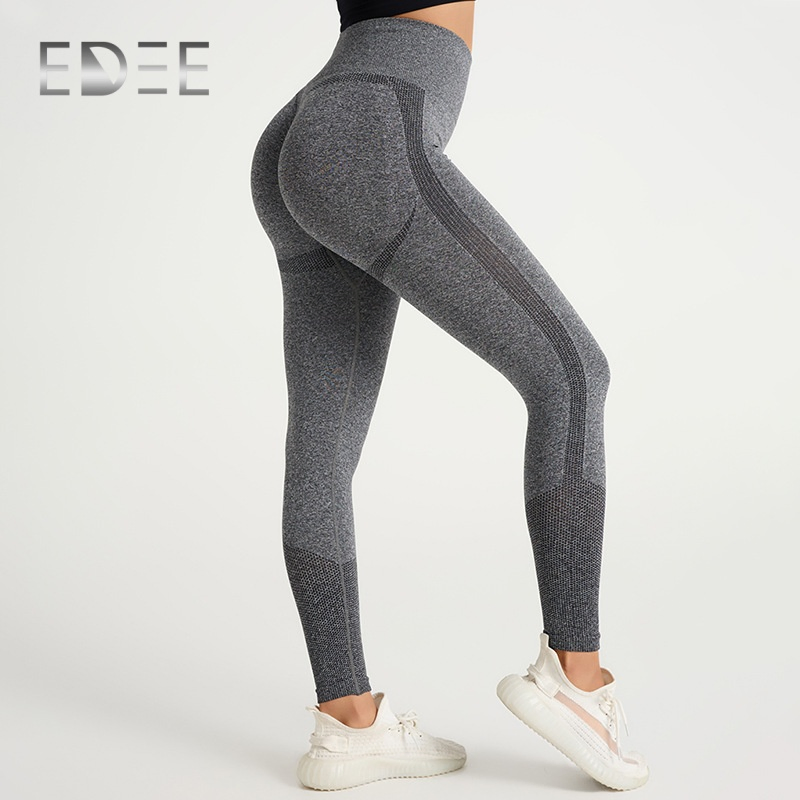 Mallas deportivas para mujer de secado rápido, transpirables y elásticas - Conjunto de entrenamiento cómodo