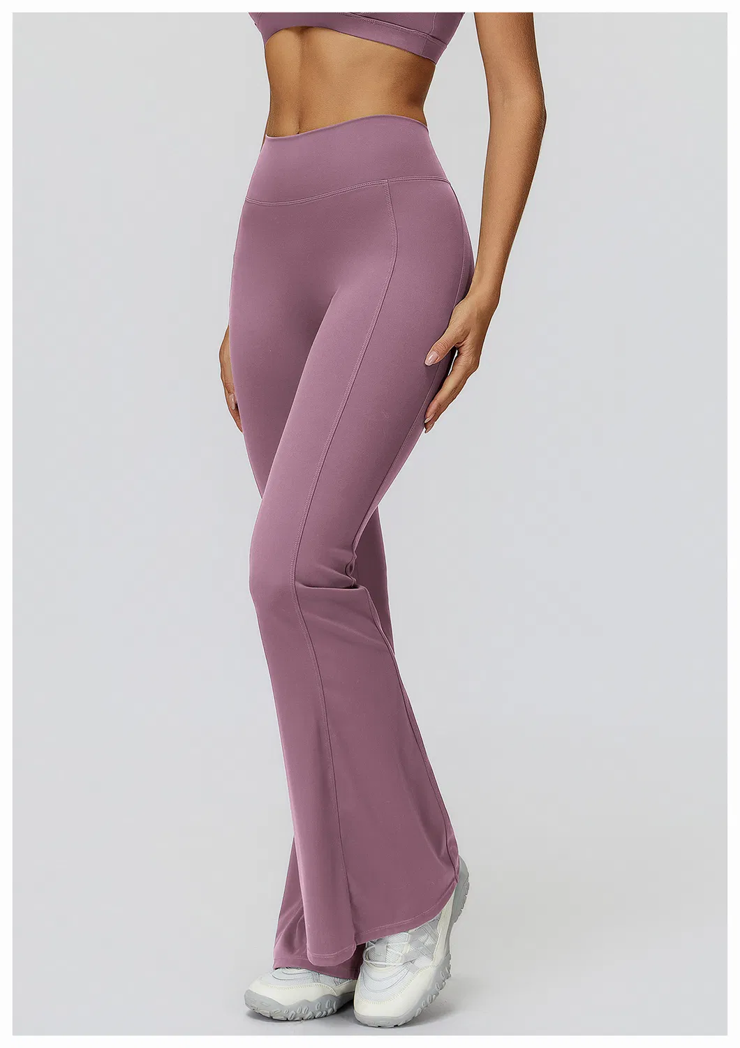 Pantalones acampanados de yoga