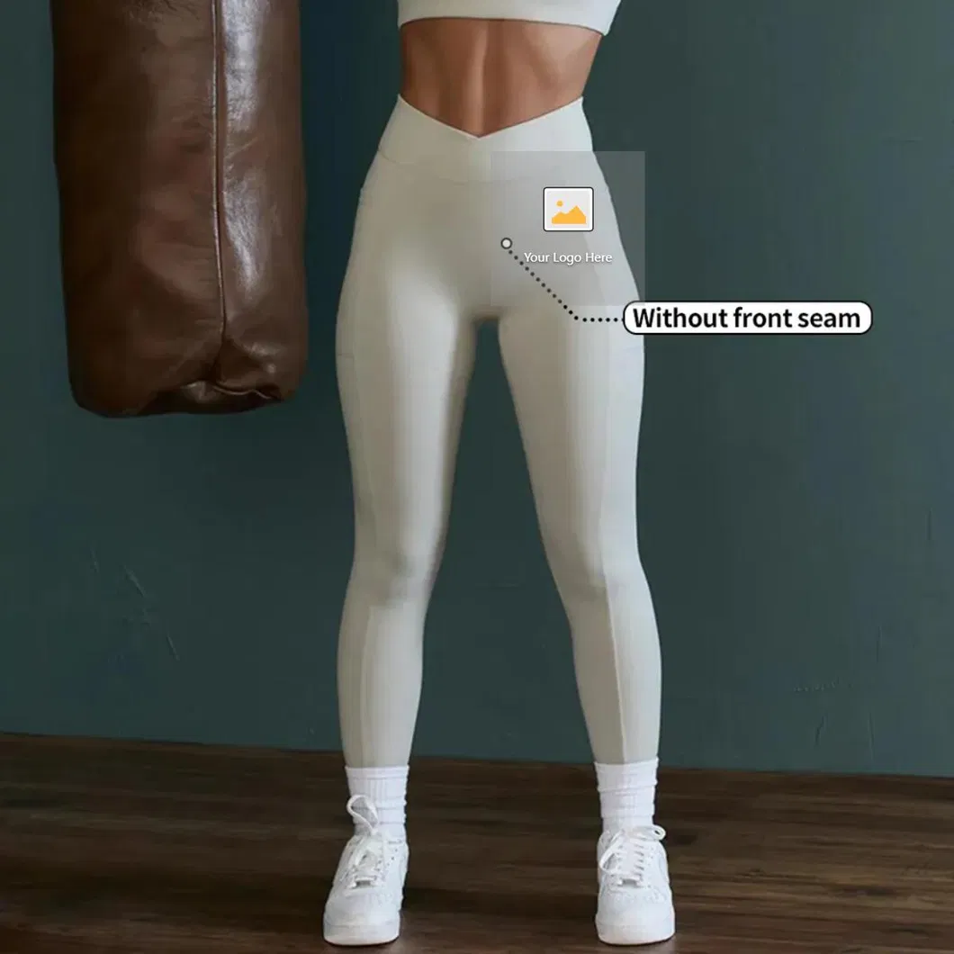 Pantalones de yoga de talle alto para gimnasio, talla grande, con levantamiento de cadera