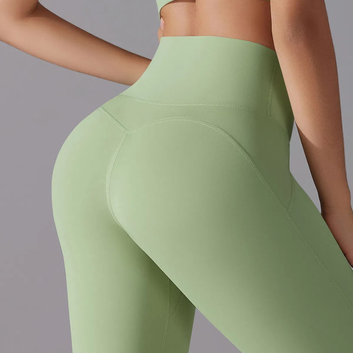 Mallas de yoga para mujeres con control de abdomen, pantalones de compresión atléticos para correr y hacer yoga