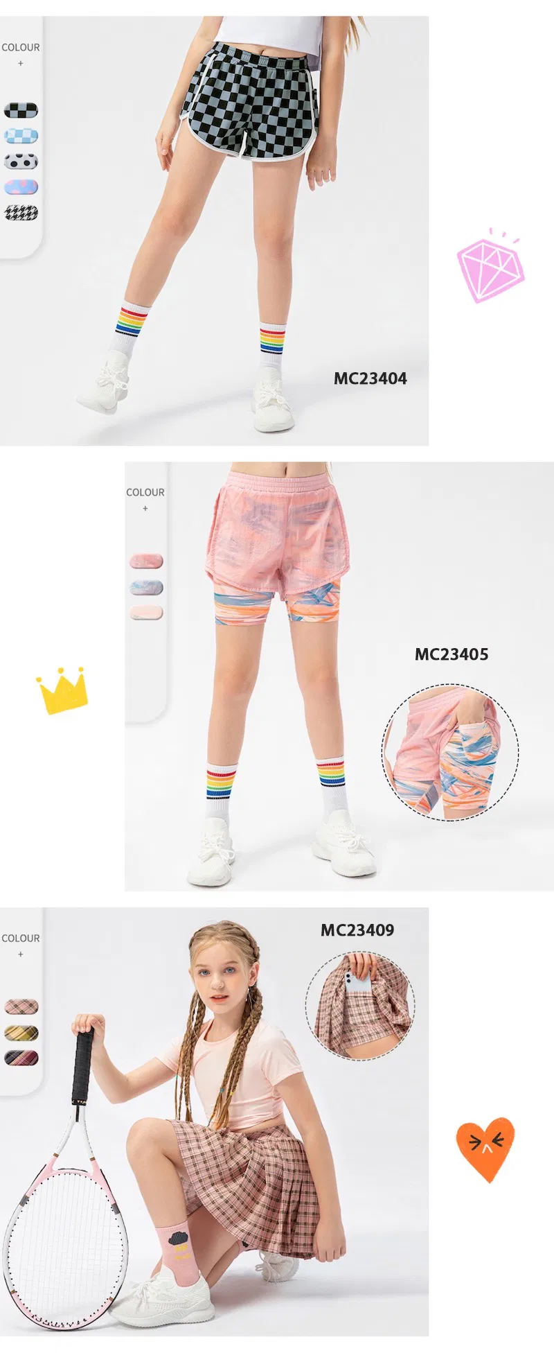 Faldas tenis niñas