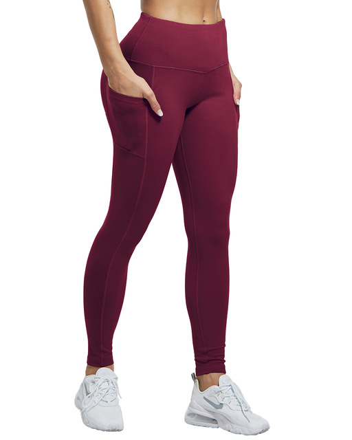 Leggings de cintura alta anti-celulitis, pantalones deportivos de etiqueta privada para yoga para mujeres