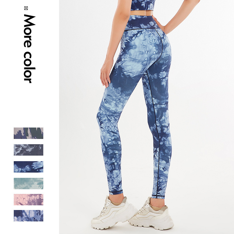 Mallas elásticas de gimnasio, pantalones deportivos, mallas de compresión con estampado
