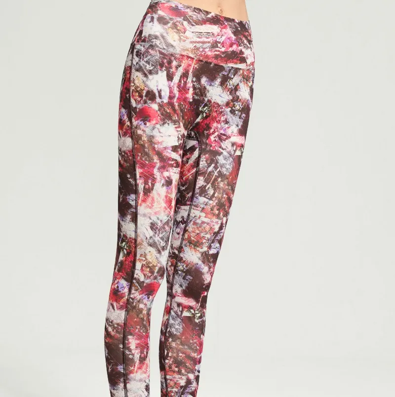 OEM Logo Personalizado Mujeres Fitness Diseño Especial Impreso Leggings de Serpiente con Efecto de Levantamiento de Glúteos Pantalones de Yoga