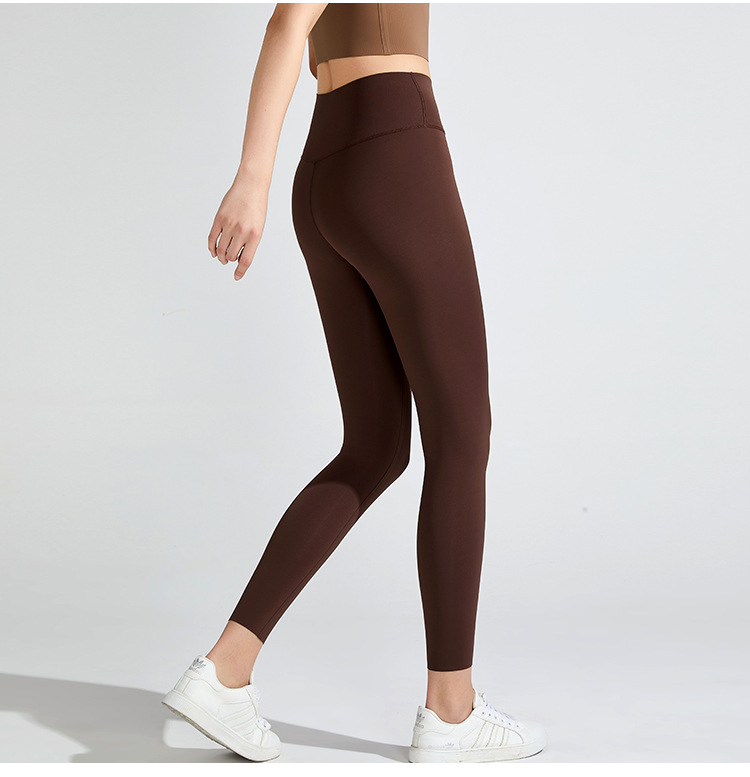 Pantalones de yoga de fábrica al por mayor para mujer, pantalones de cintura alta que levantan las caderas, pantalones de fitness para deportes al aire libre, secado rápido, ropa de yoga ajustada, leggings