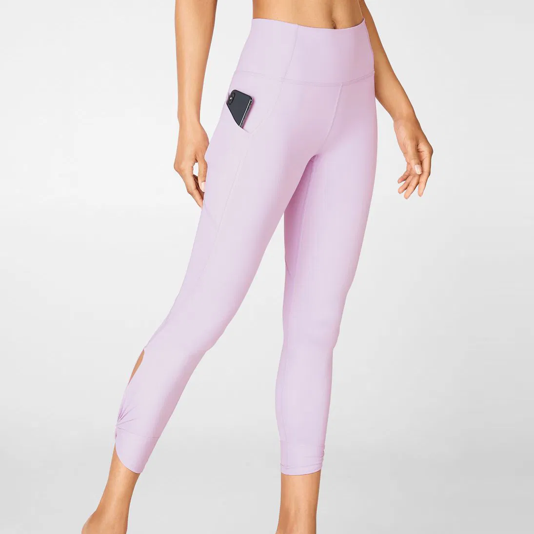 Pantalones de yoga ajustados de compresión para mujeres de Lycra al por mayor con bolsillos