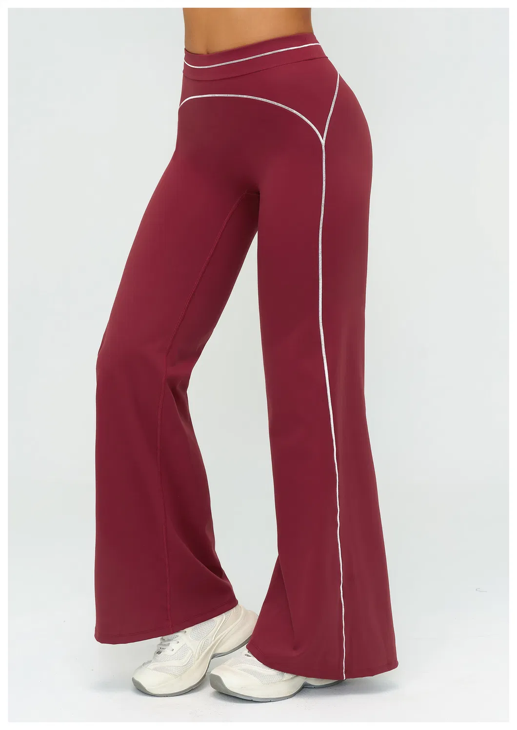 Presentación de pantalones de yoga