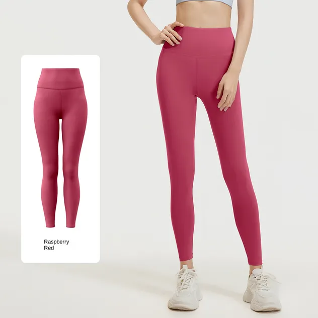Leggings Vibrantes Sin Costuras - Pantalones de Yoga de Cintura Alta para Aventuras de Primavera