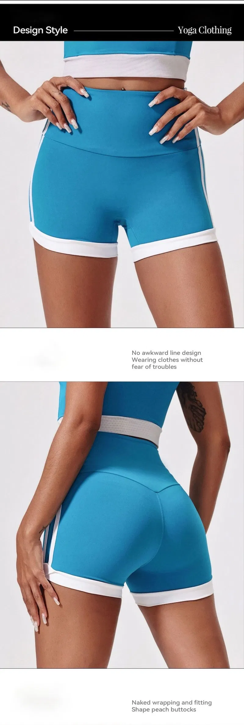 Top de yoga y shorts
