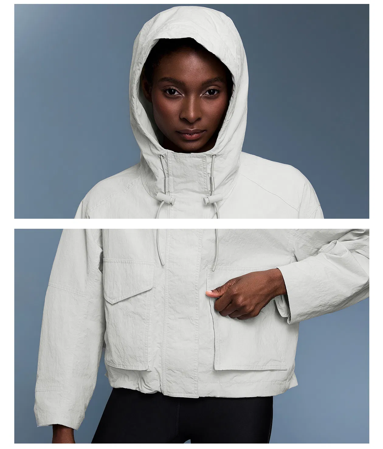 Chaqueta de running elástica