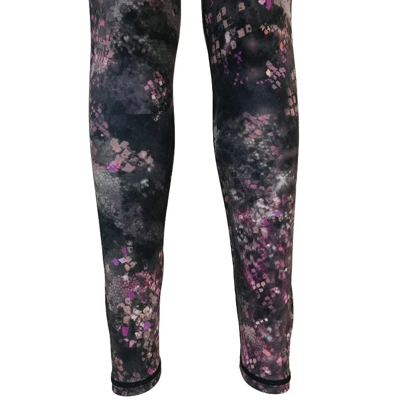 Pantalones de yoga de cintura alta personalizados al por mayor para mujeres, suaves pantalones de poliéster para gimnasio y fitness