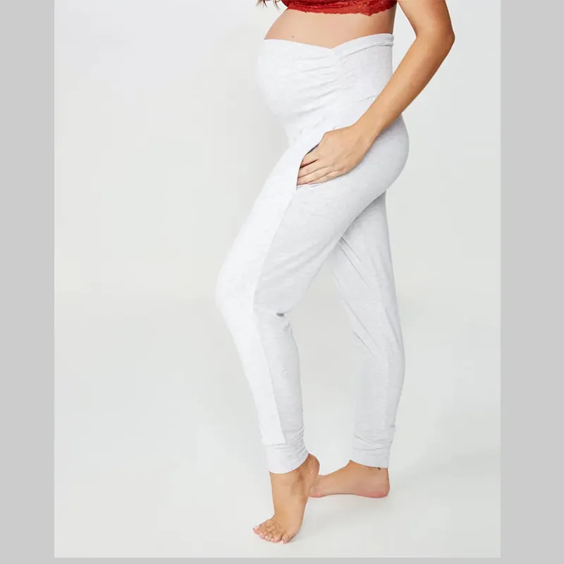 Pantalones de maternidad activos para mujeres, pantalones de lounge