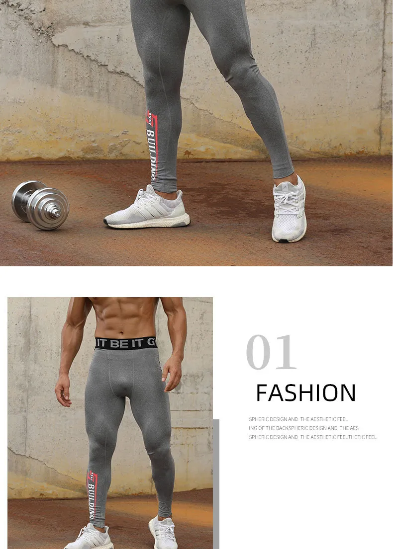 Mallas de compresión premium para hombres para correr y entrenar