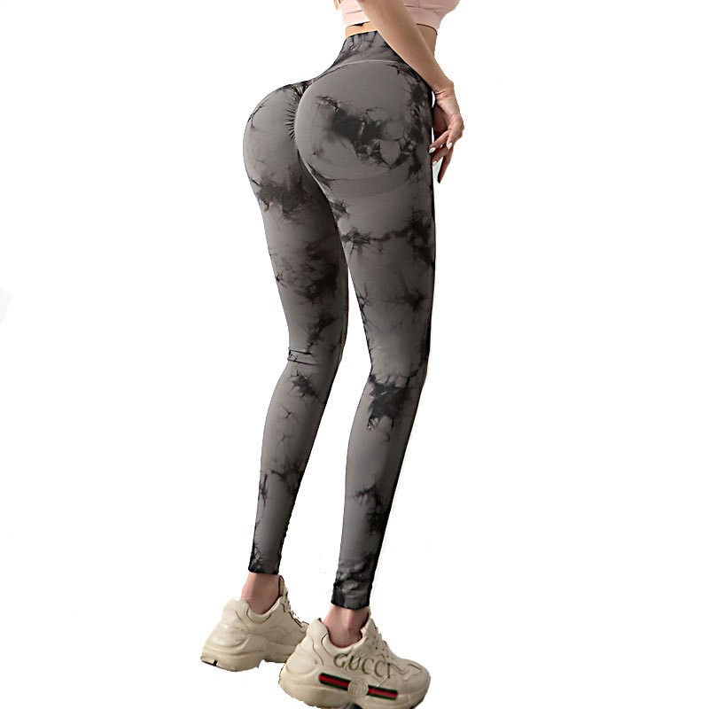 Mujer Ropa Deportiva Sexy Leggings con Efecto de Mejillas de Durazno